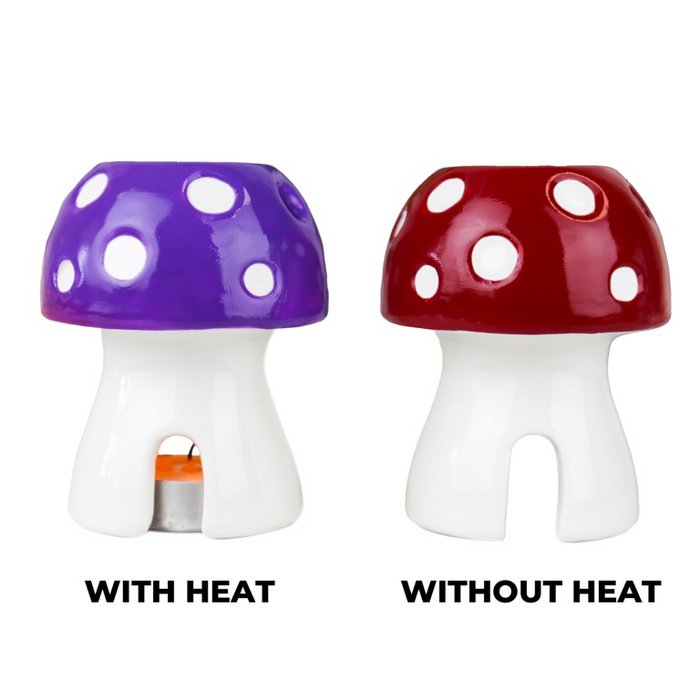 Colour-Changing Mushroom Wax Burner