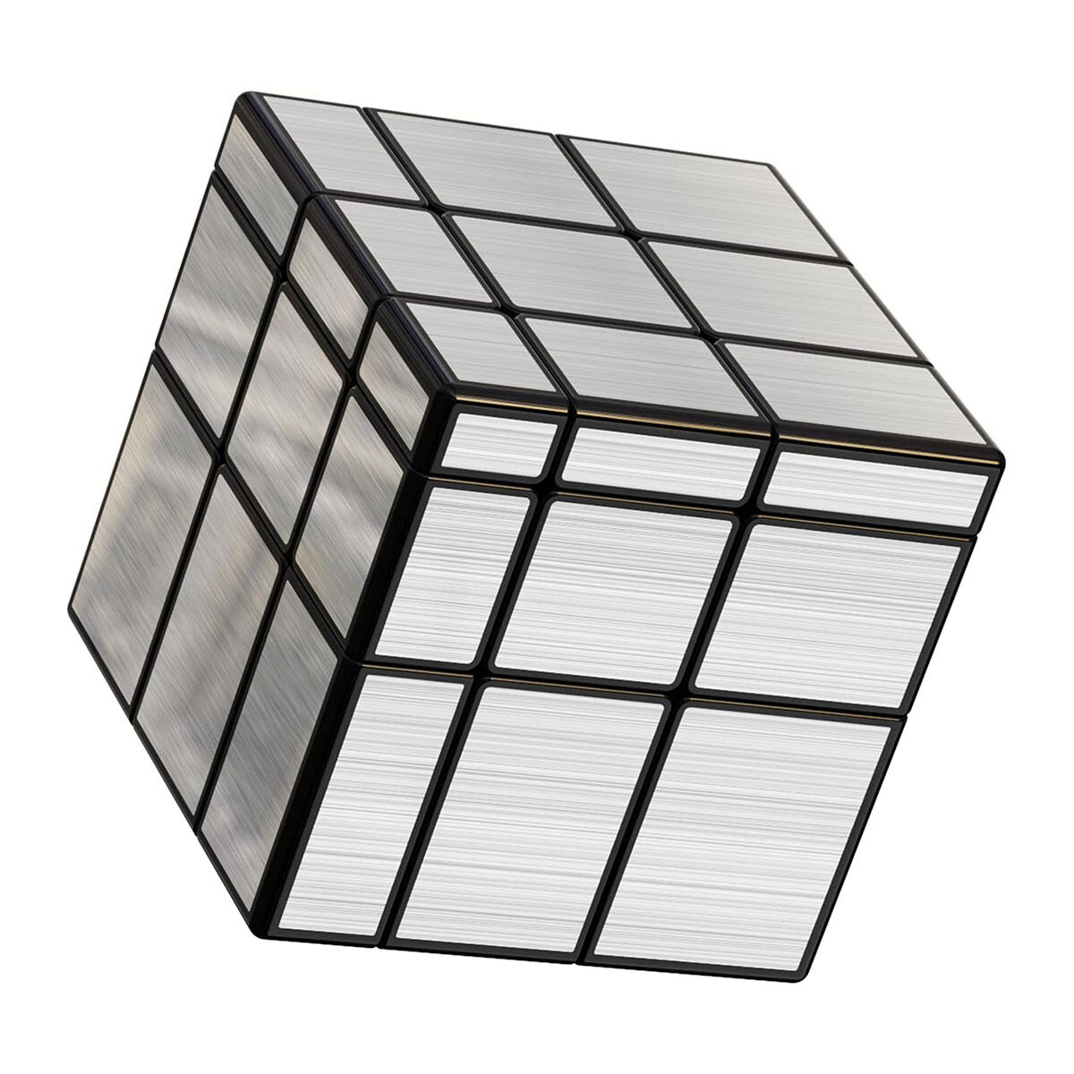Silver Mirror Cube
