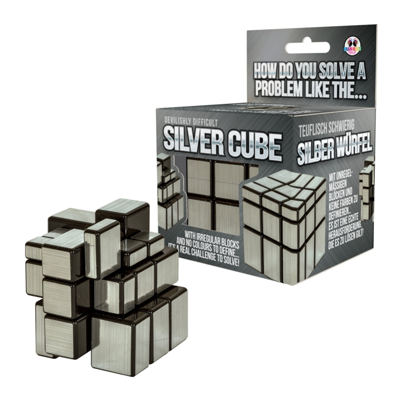 Silver Mirror Cube