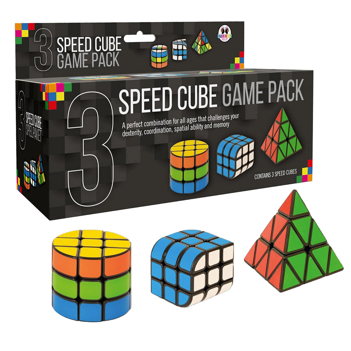 Speed Cube Game Pack (set of 3)