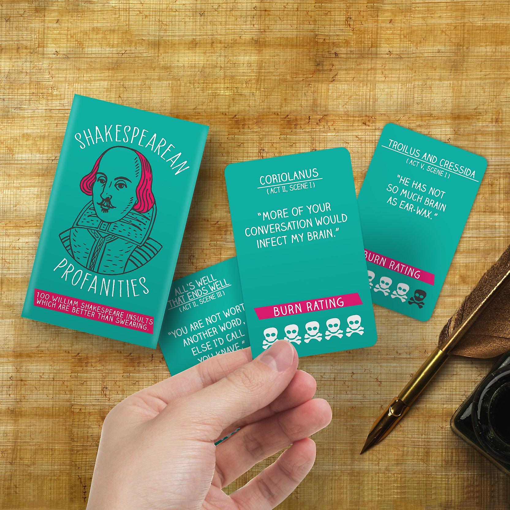 Shakespearean Profanities Card Set