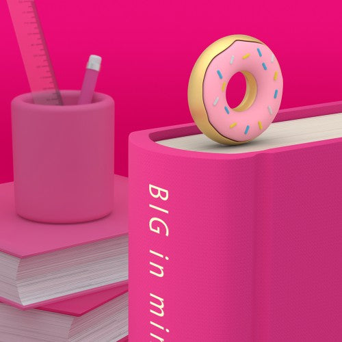 Sprinkled Doughnut Premium Metal Bookmark