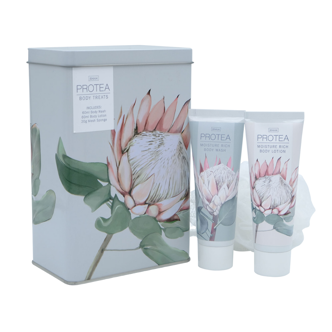 Protea Body Treats Gift Tin