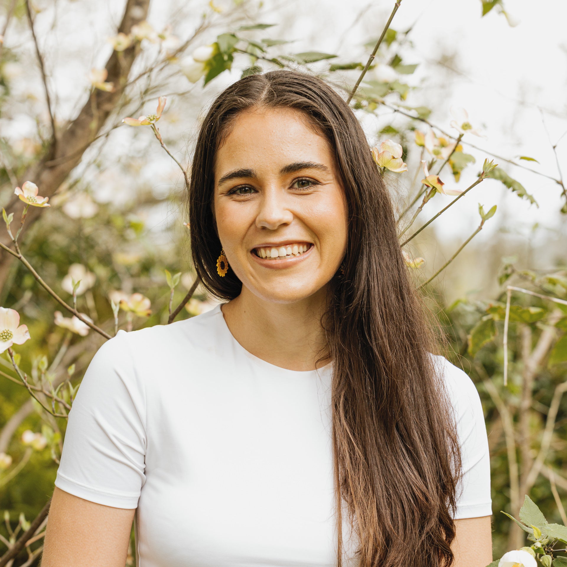 Micro Crochet Sunflower Earrings (single or double drop)