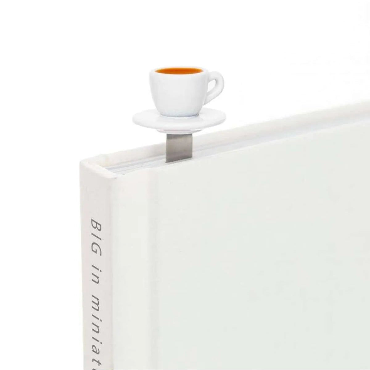 Coffee Cup Premium Metal Bookmark