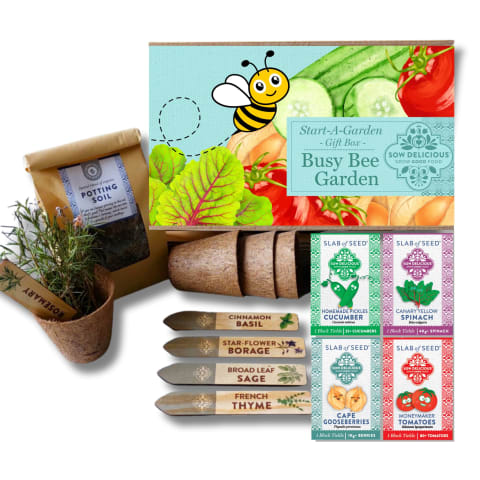 Sow Delicious Start-a-Garden Gift Box – Busy Bee Garden