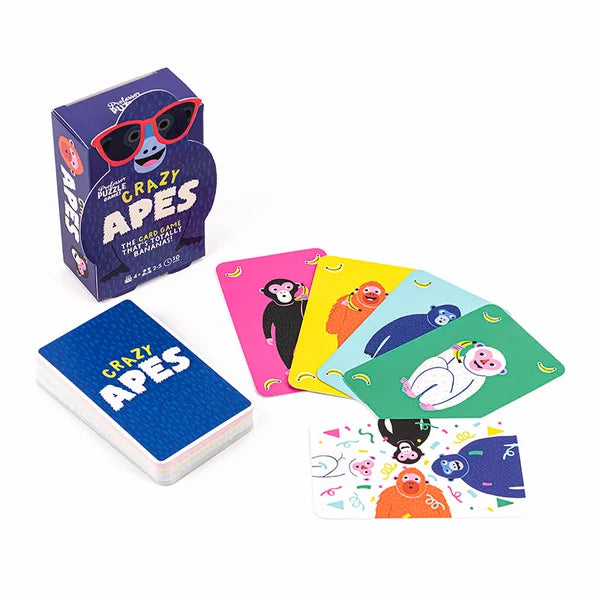 "Crazy Apes" Kids' Card Game