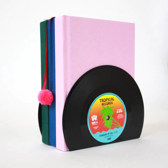 Vinyl Record Bookends (set of 2)
