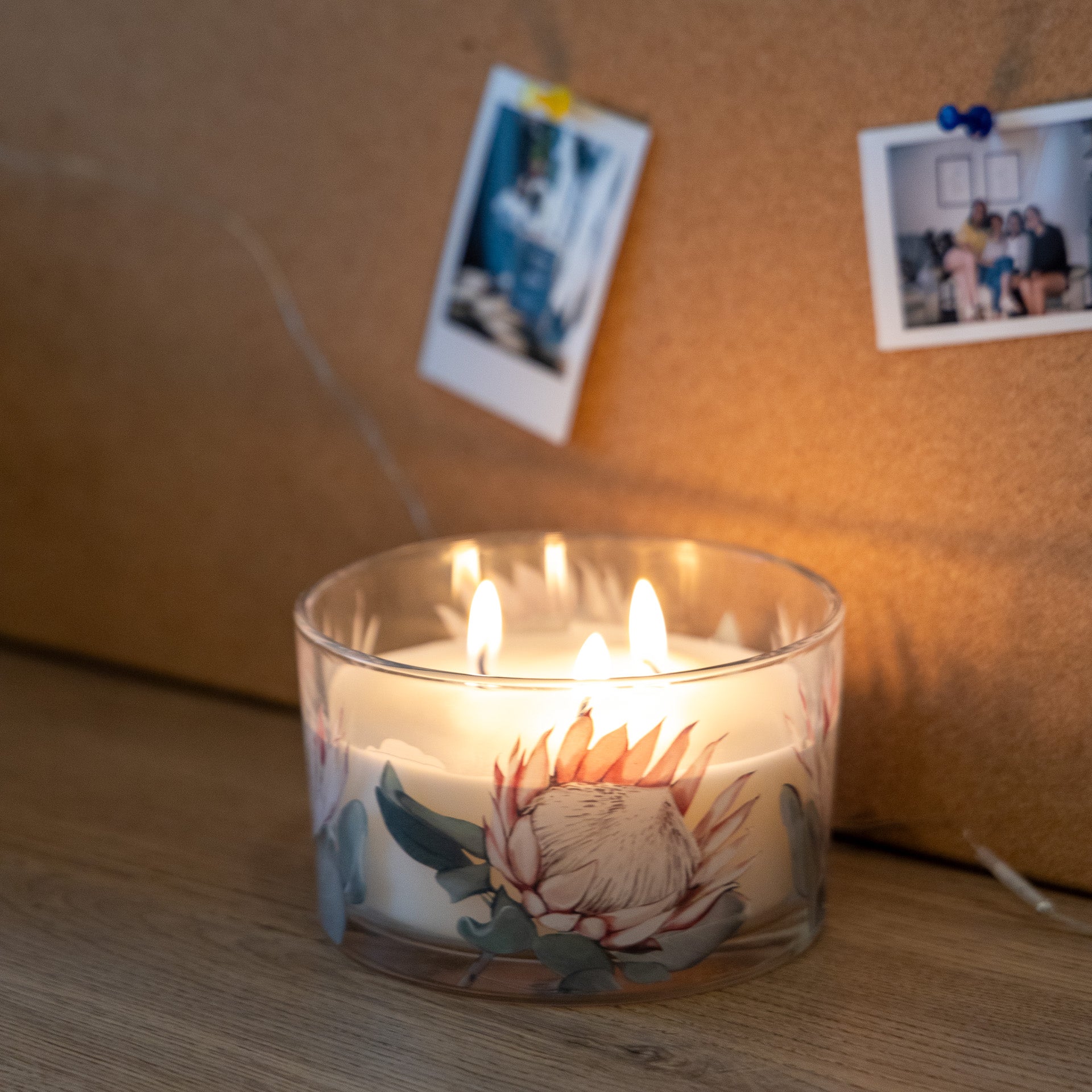 Protea Luxury Triple-Wick Scented Candle