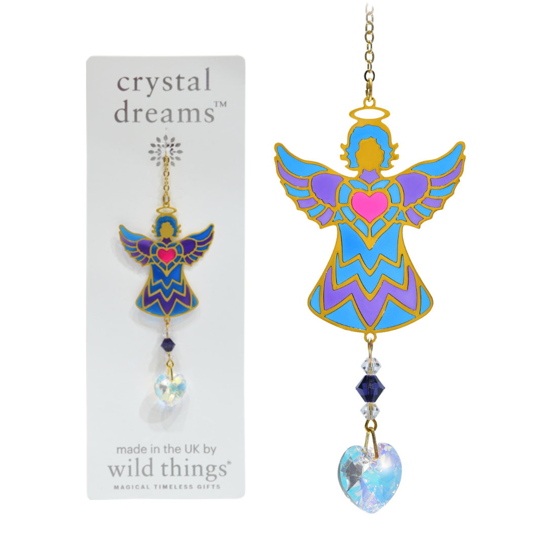 Crystal Dreams Celestial Angel Suncatcher
