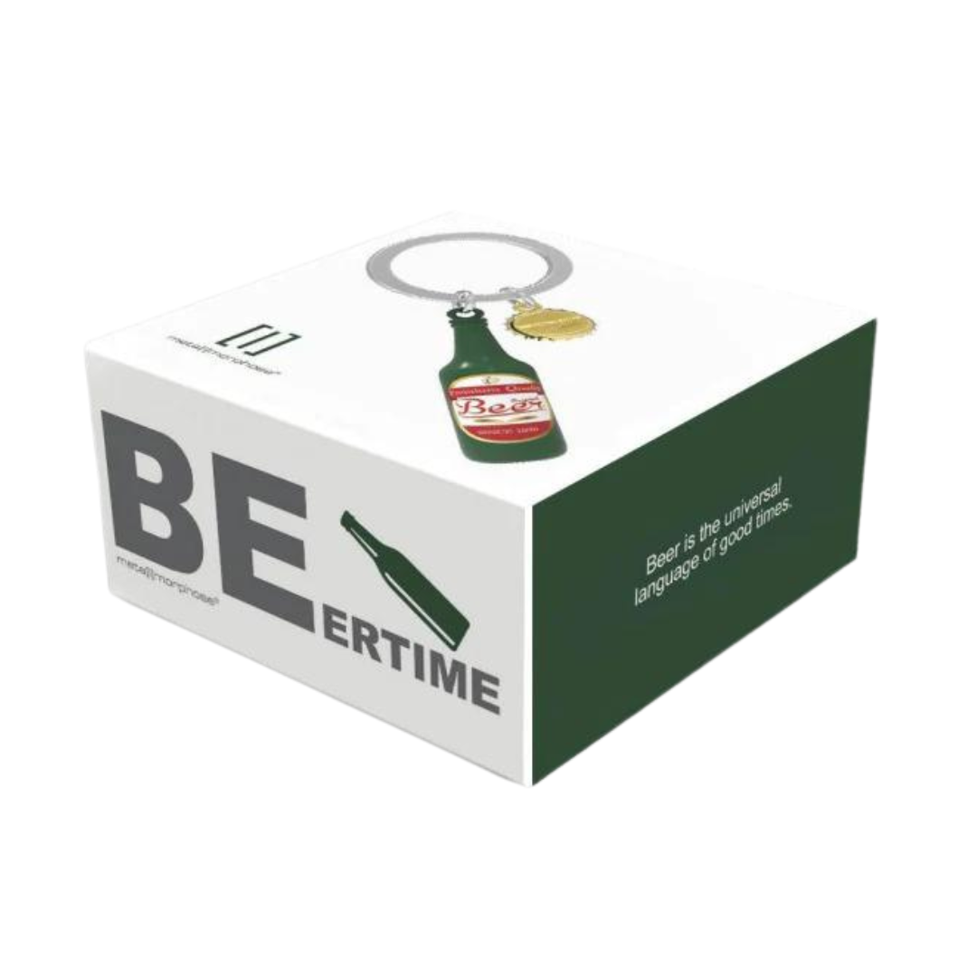 Beer Bottle 3D Premium Keyring