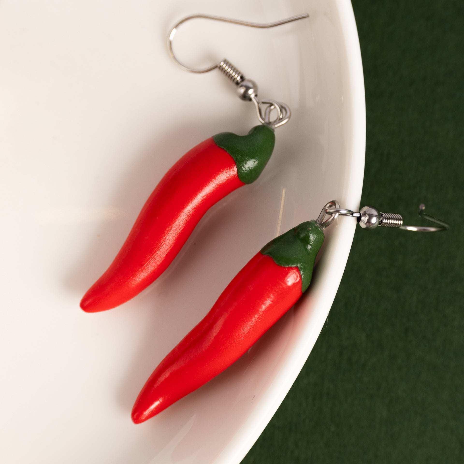 Chilli Pepper Dangle Earrings