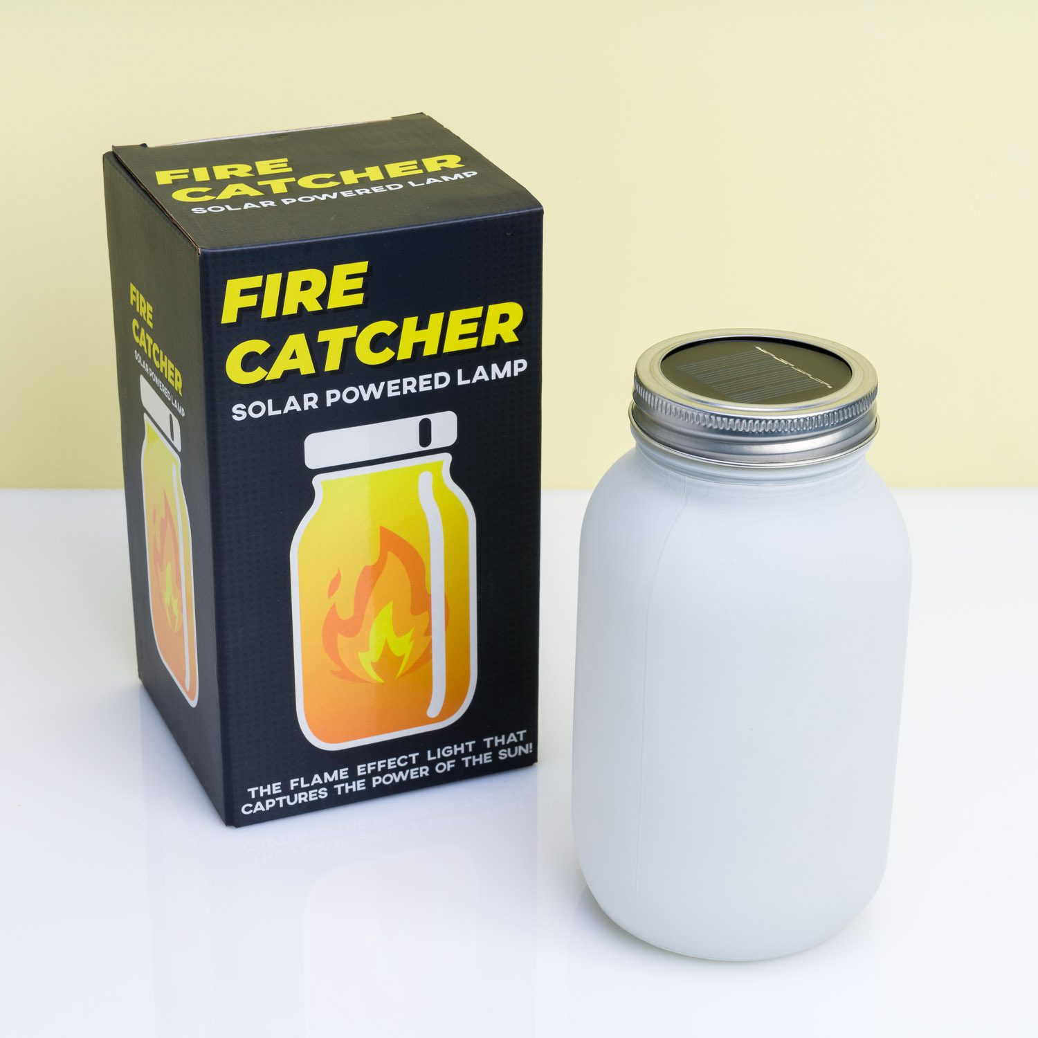 Flickering Flame Solar Jar
