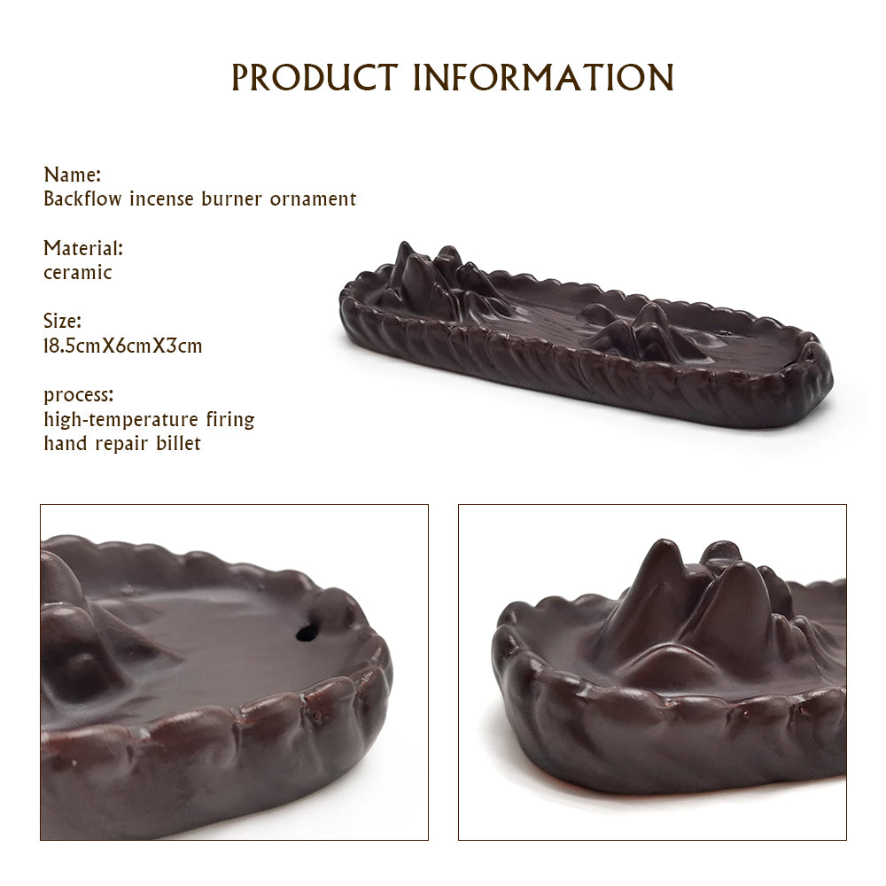Mountain Waterfall Backflow Incense Burner