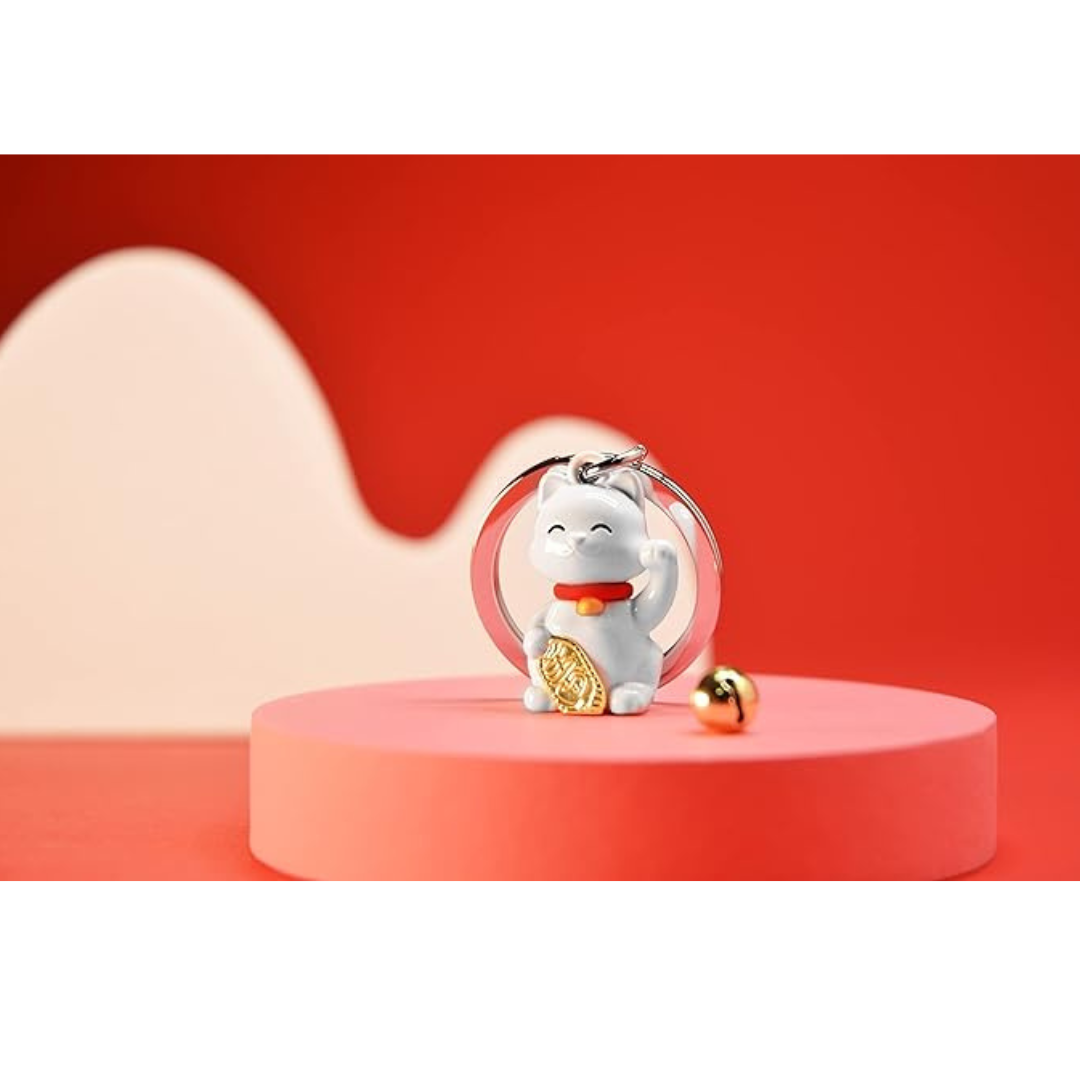Lucky Cat Premium Keyring