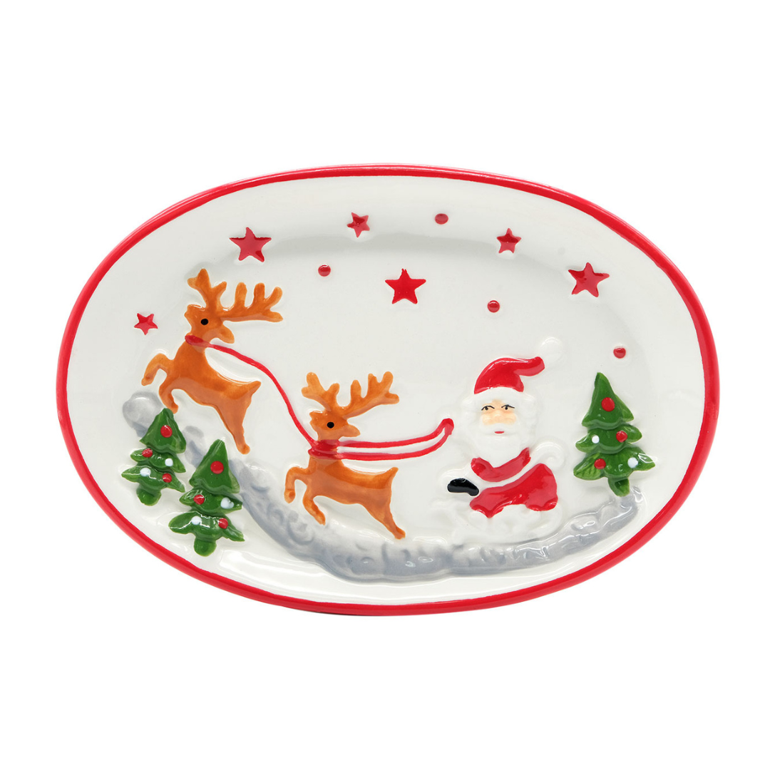 Christmas snack plates sale