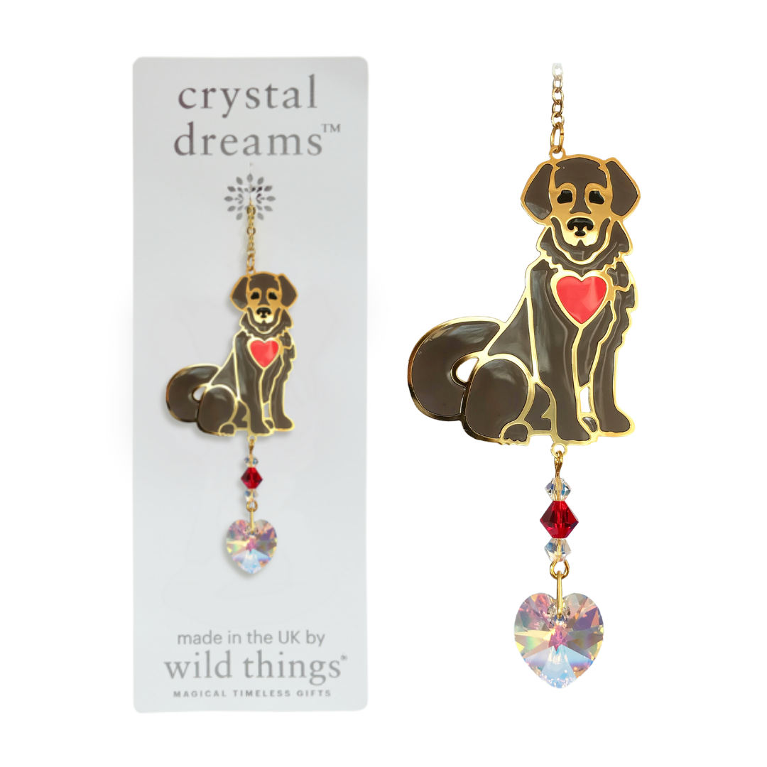 Crystal Dreams Dog Suncatcher (assorted styles)