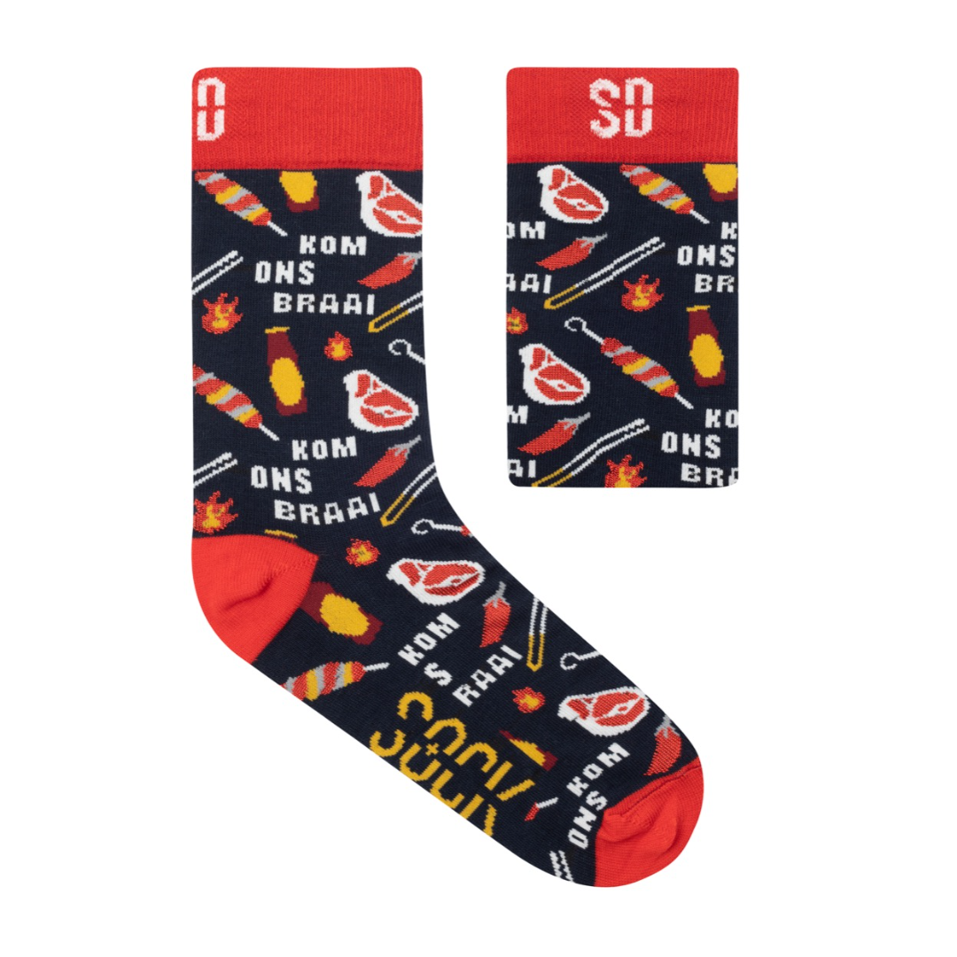 "Kom Ons Braai" Socks