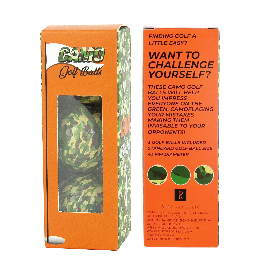 Camo Golf Balls