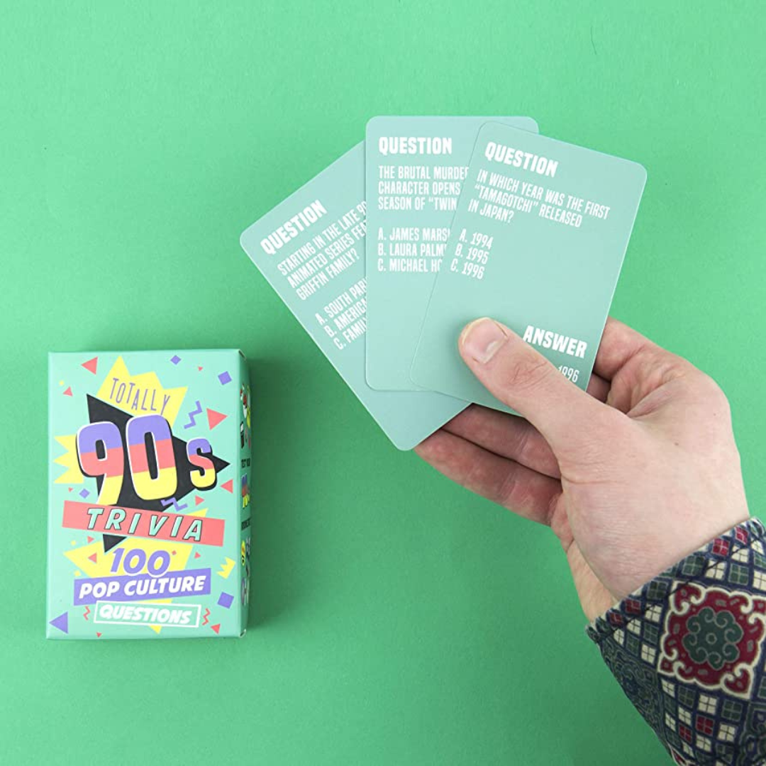 Totally 90s Pop Culture Trivia Card Pack