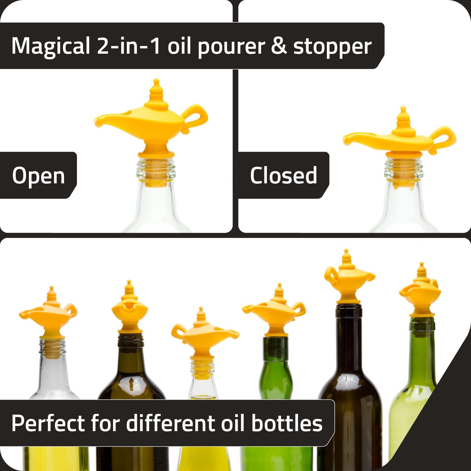 Genie Lamp Oil Pourer and Stopper