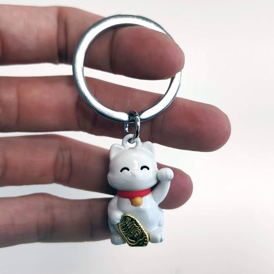 Lucky Cat Premium Keyring