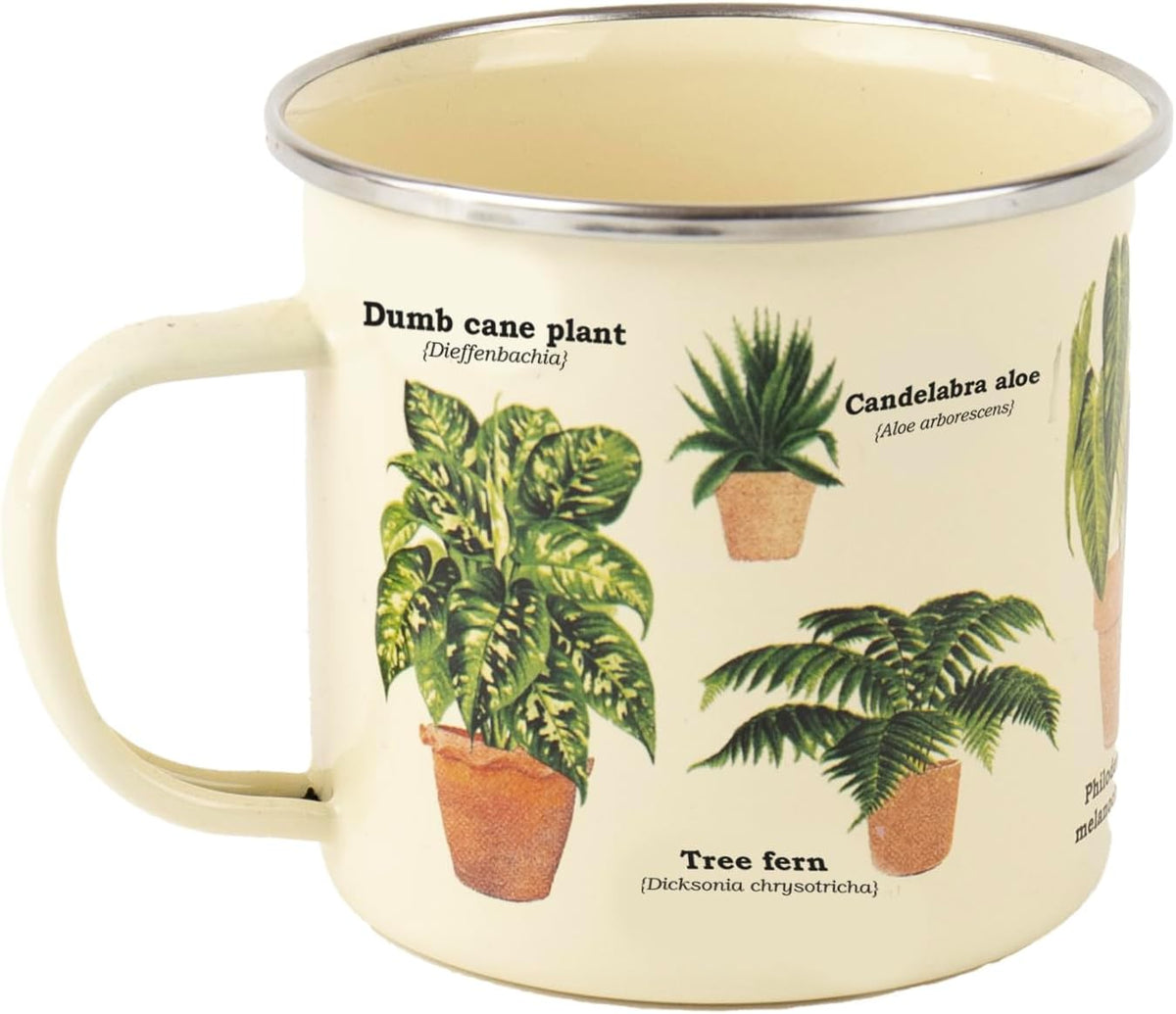 Houseplants Enamel Mug