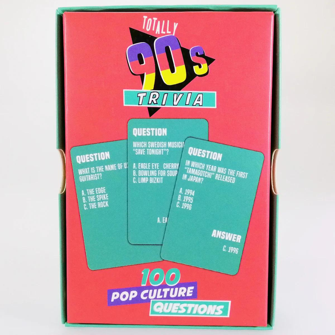 Totally 90s Pop Culture Trivia Card Pack