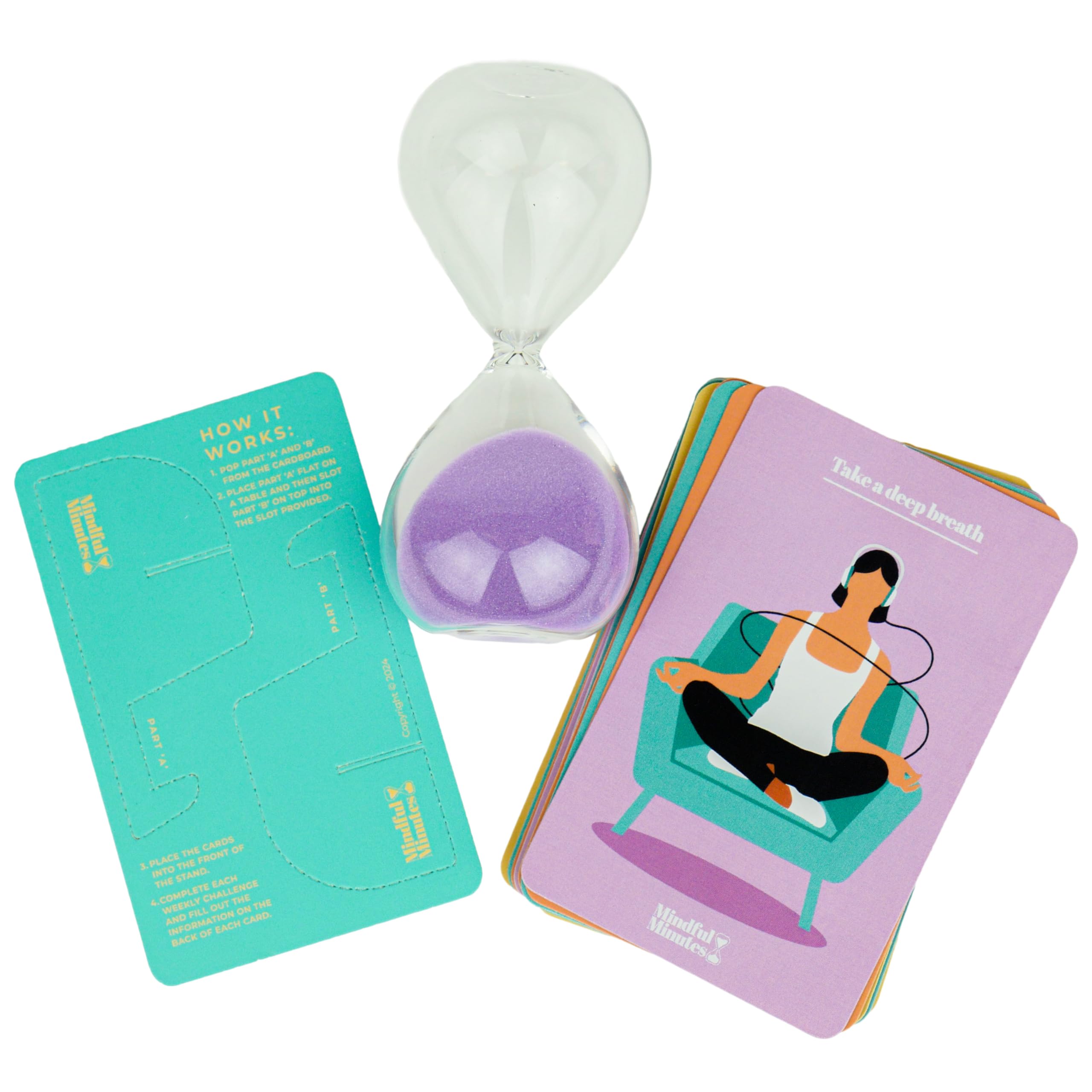 Mindful Minutes Meditation Cards & Timer Set