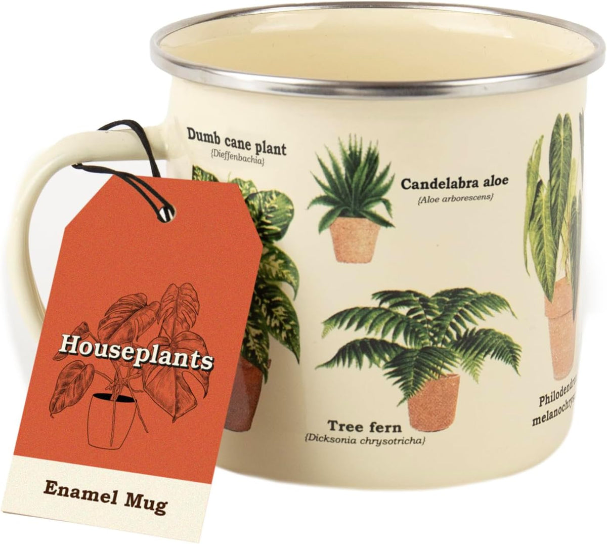 Houseplants Enamel Mug