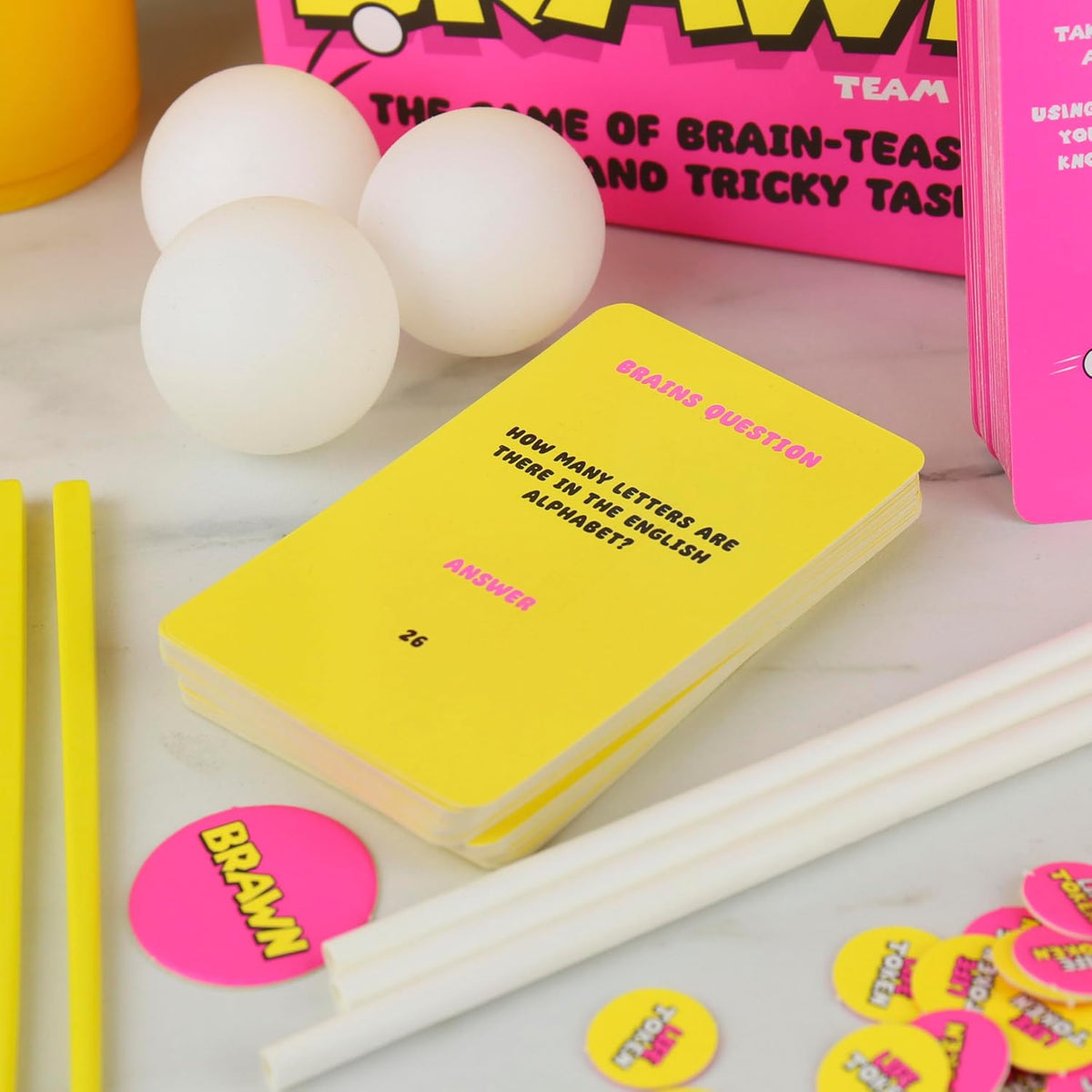 Brains vs. Brawn Party Challenge Game