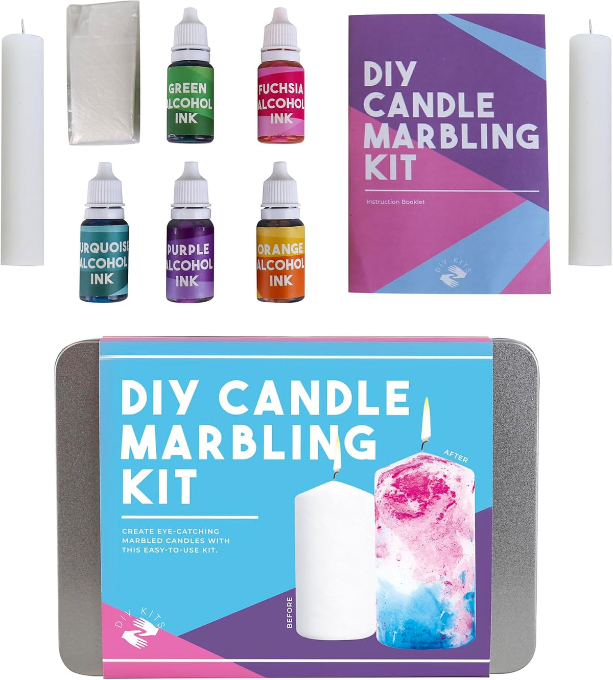 DIY Candle Marbling Kit