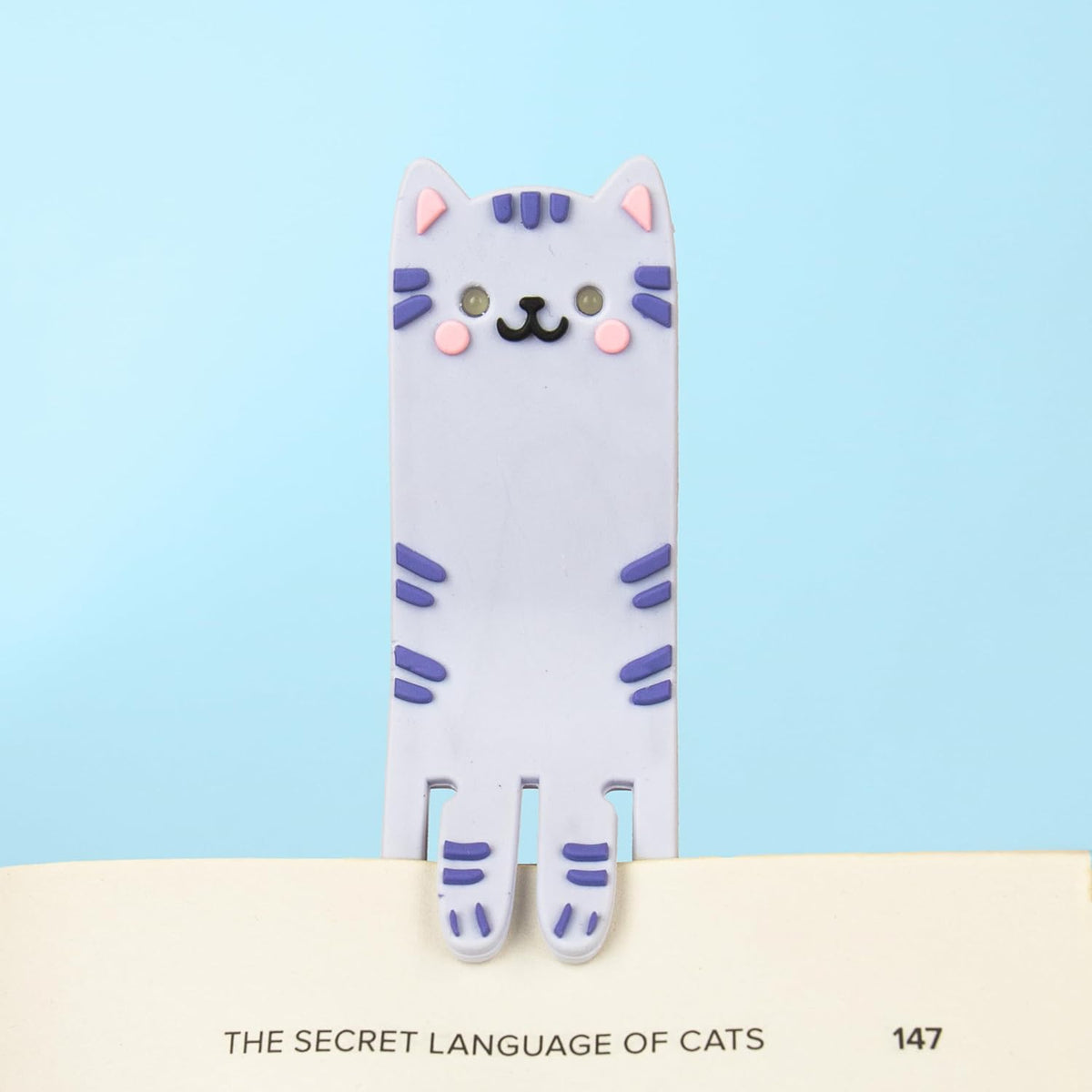 Cat Reading Light & Bookmark