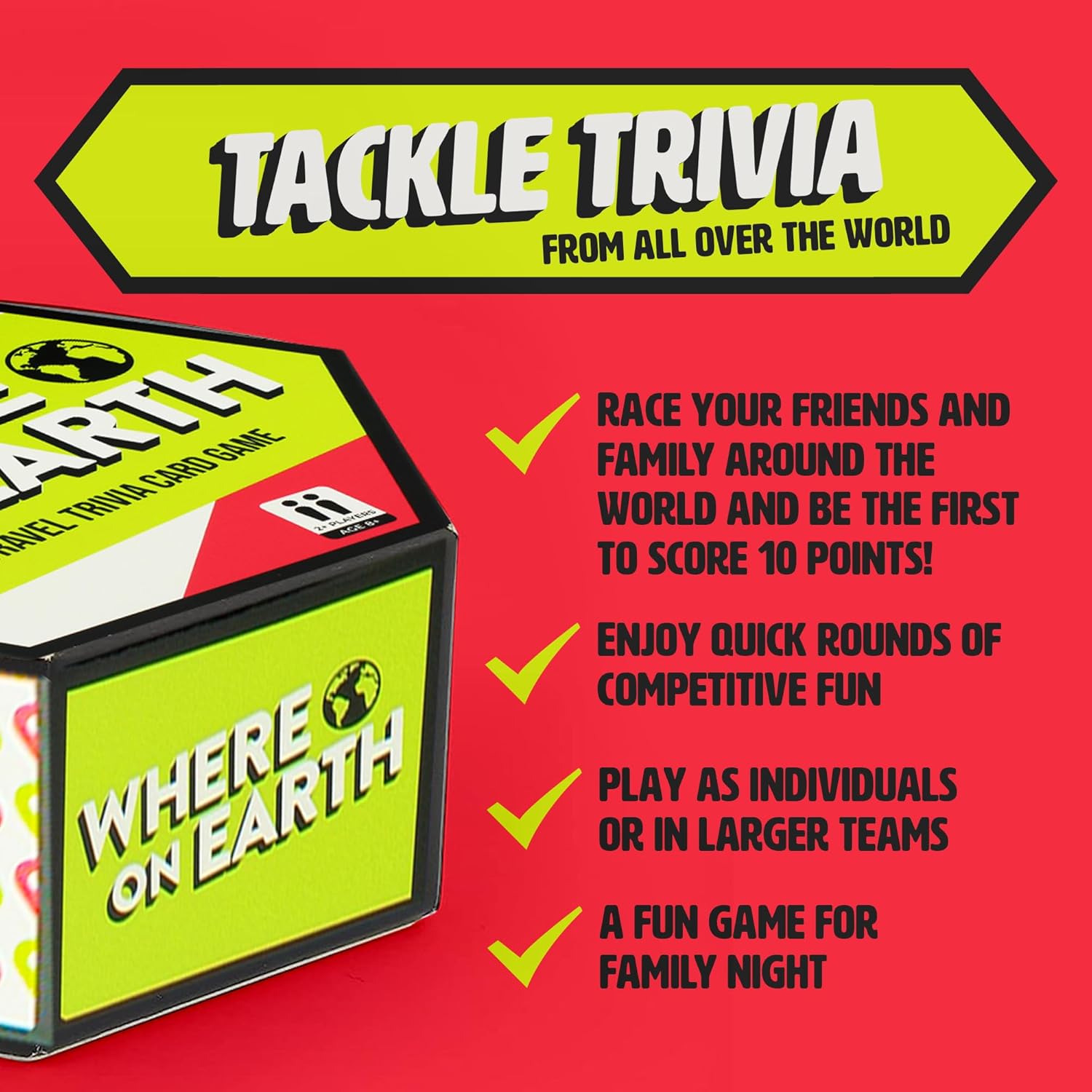 "Where on Earth" Travel Trivia Card Game