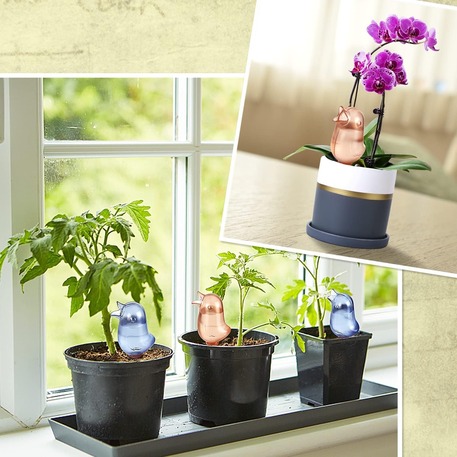 Garden Watering Spike Bird