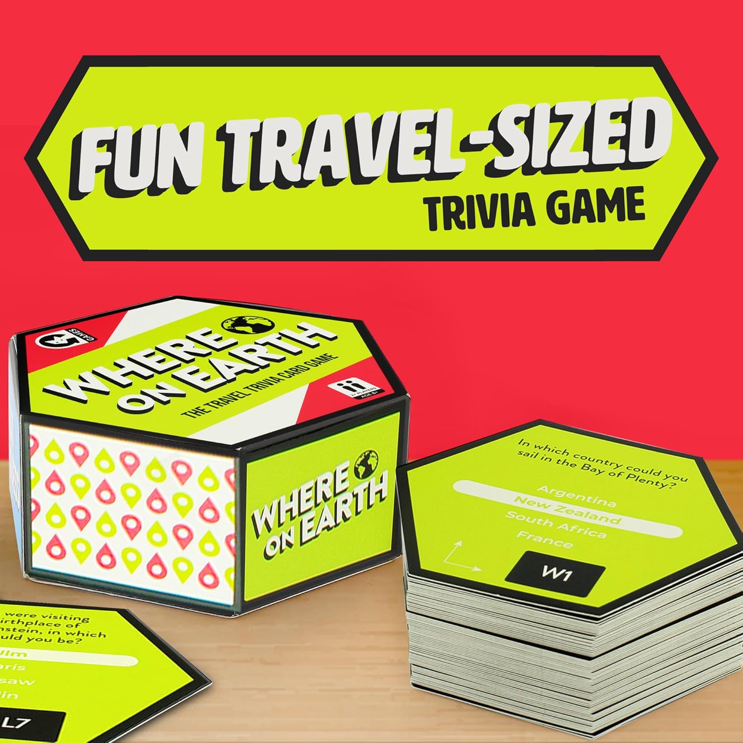 "Where on Earth" Travel Trivia Card Game