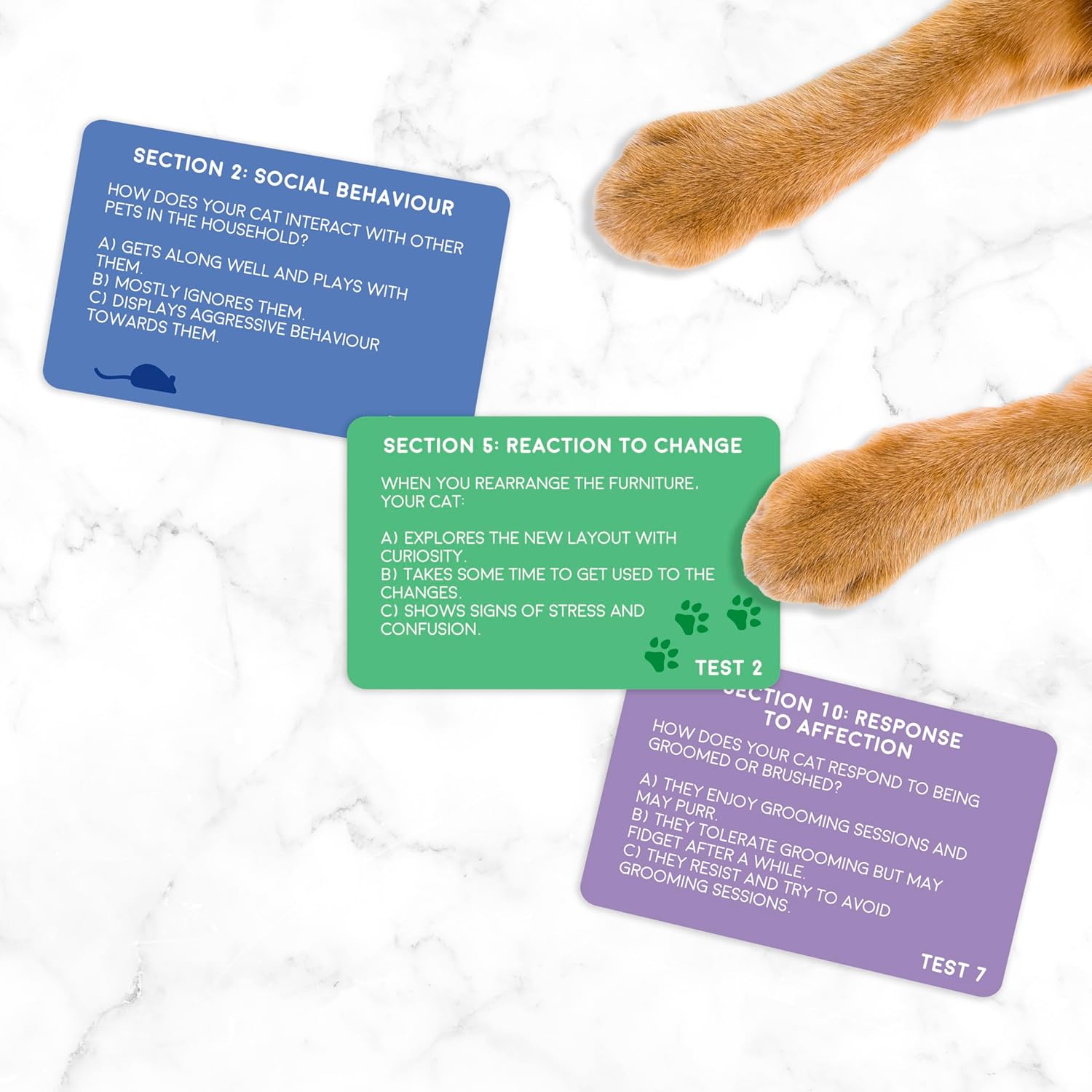 Cat Personality Test Card Pack