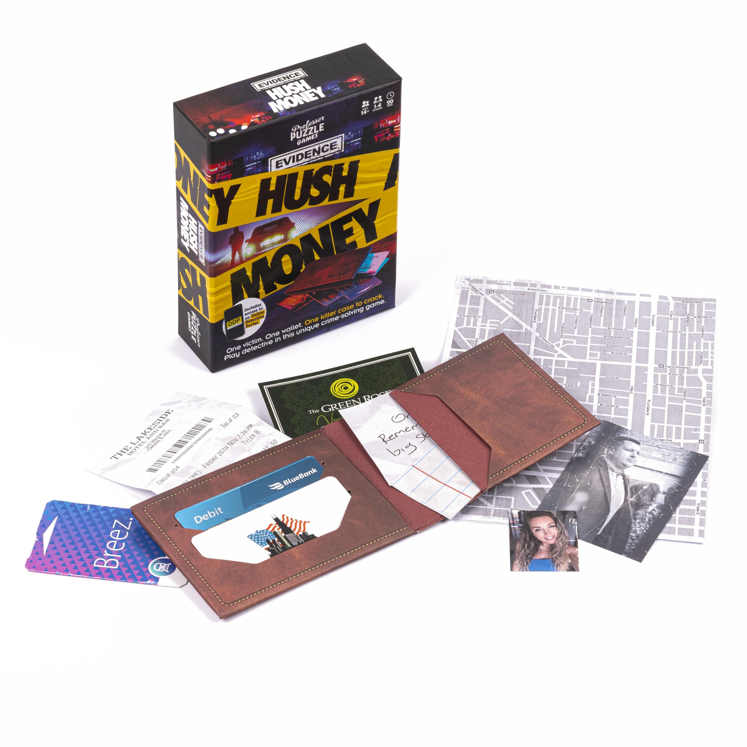 Evidence Hush Money – Crime Solving Game