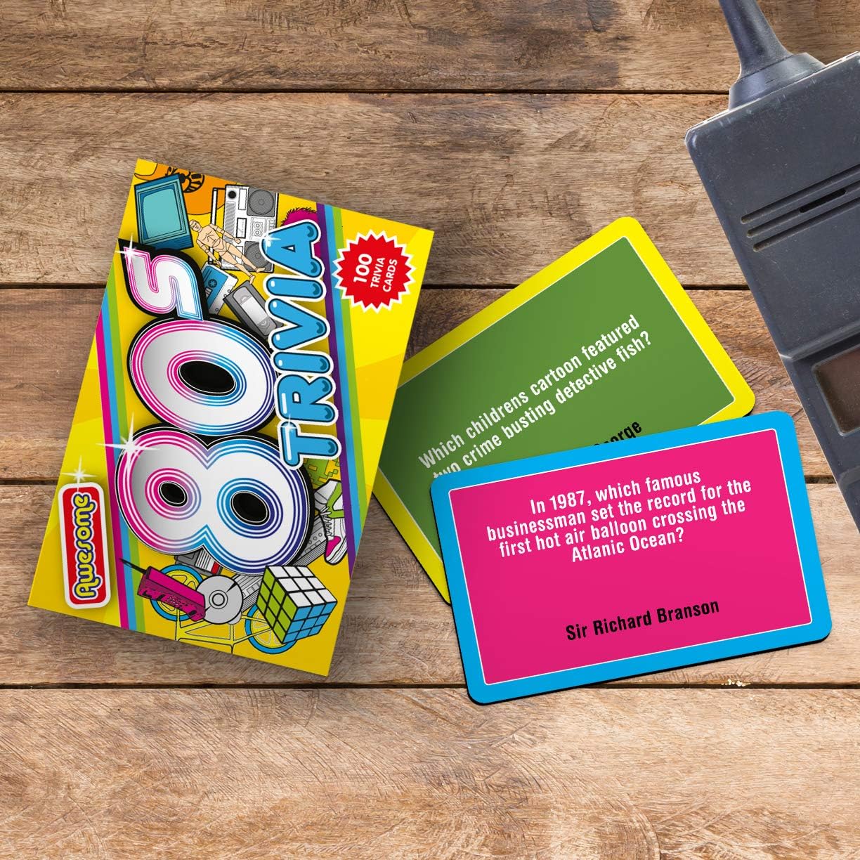 Awesome 80s Pop Culture Trivia Card Pack