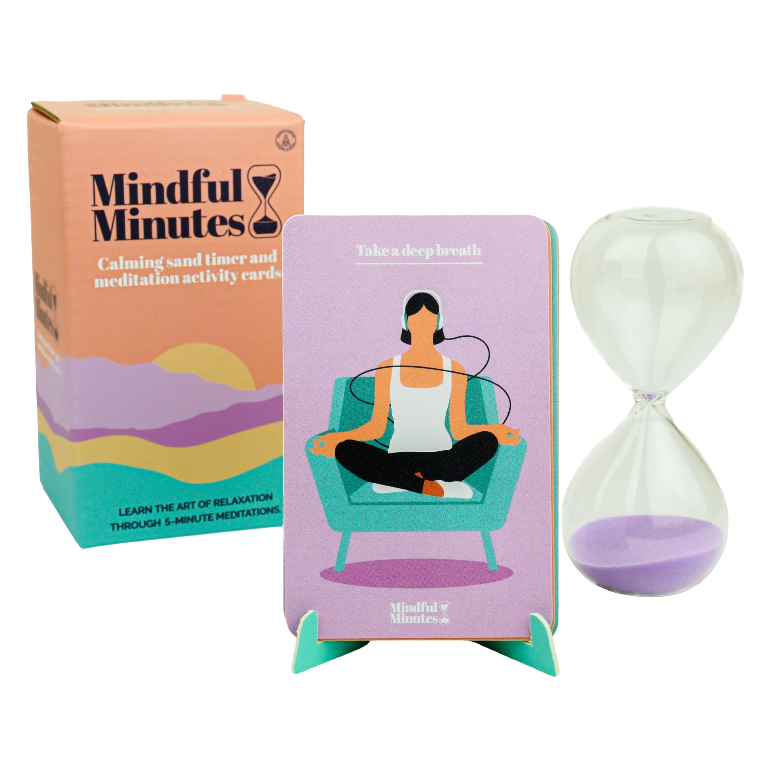 Mindful Minutes Meditation Cards & Timer Set
