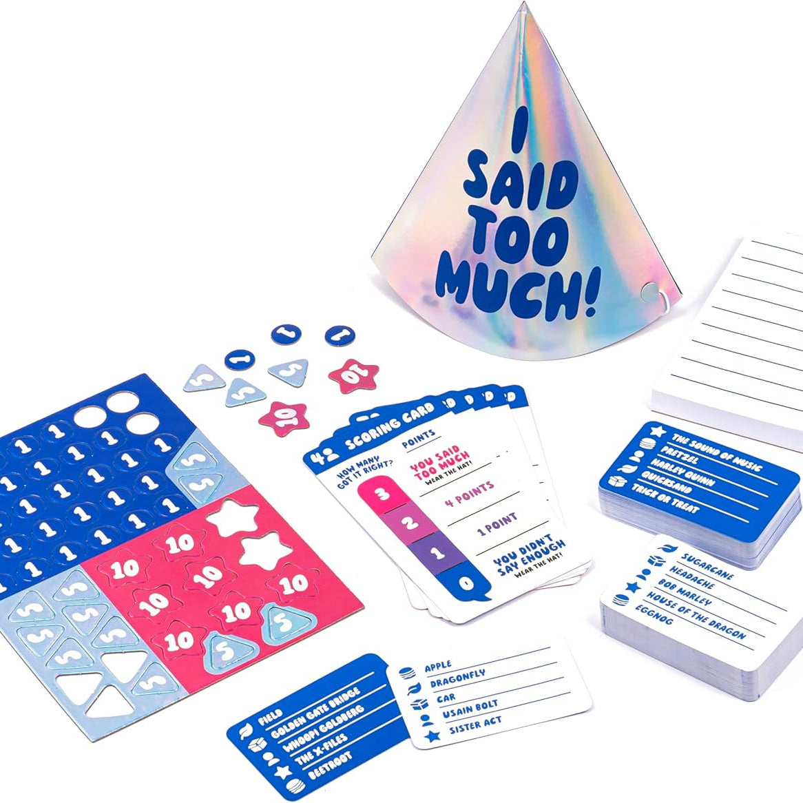 "Too Much Info" Party Game