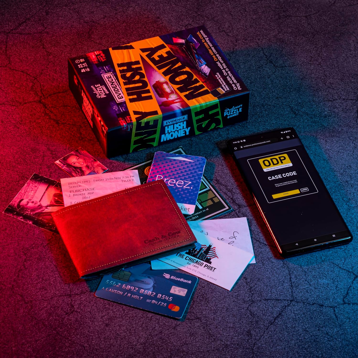 Evidence Hush Money – Crime Solving Game