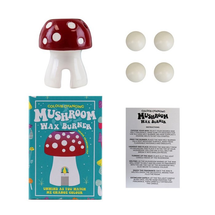 Colour-Changing Mushroom Wax Burner