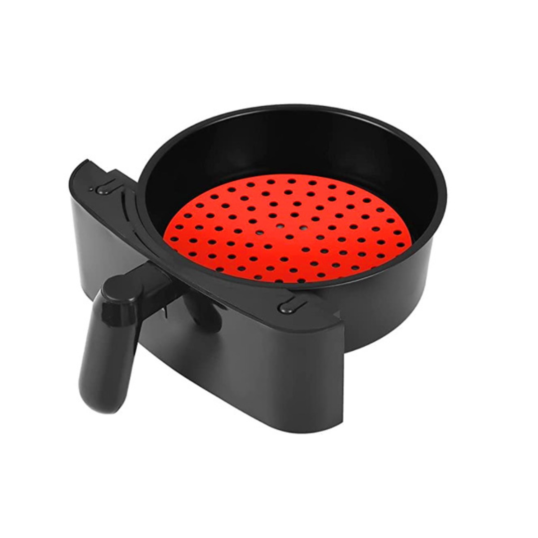 Silicone Non-Stick Air Fryer Liner Mats (Red or Black)