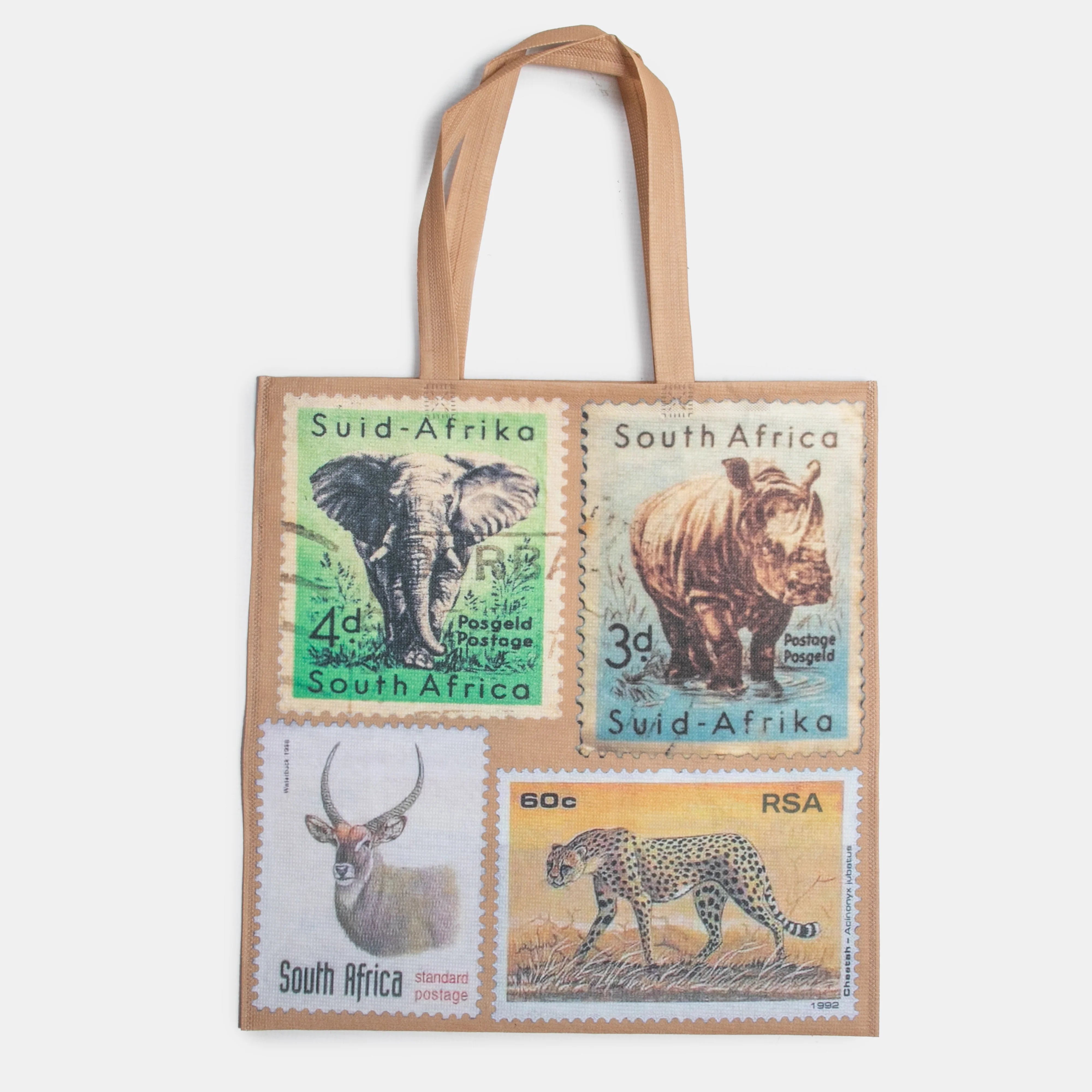Vintage SA Stamps Reusable Shoppers