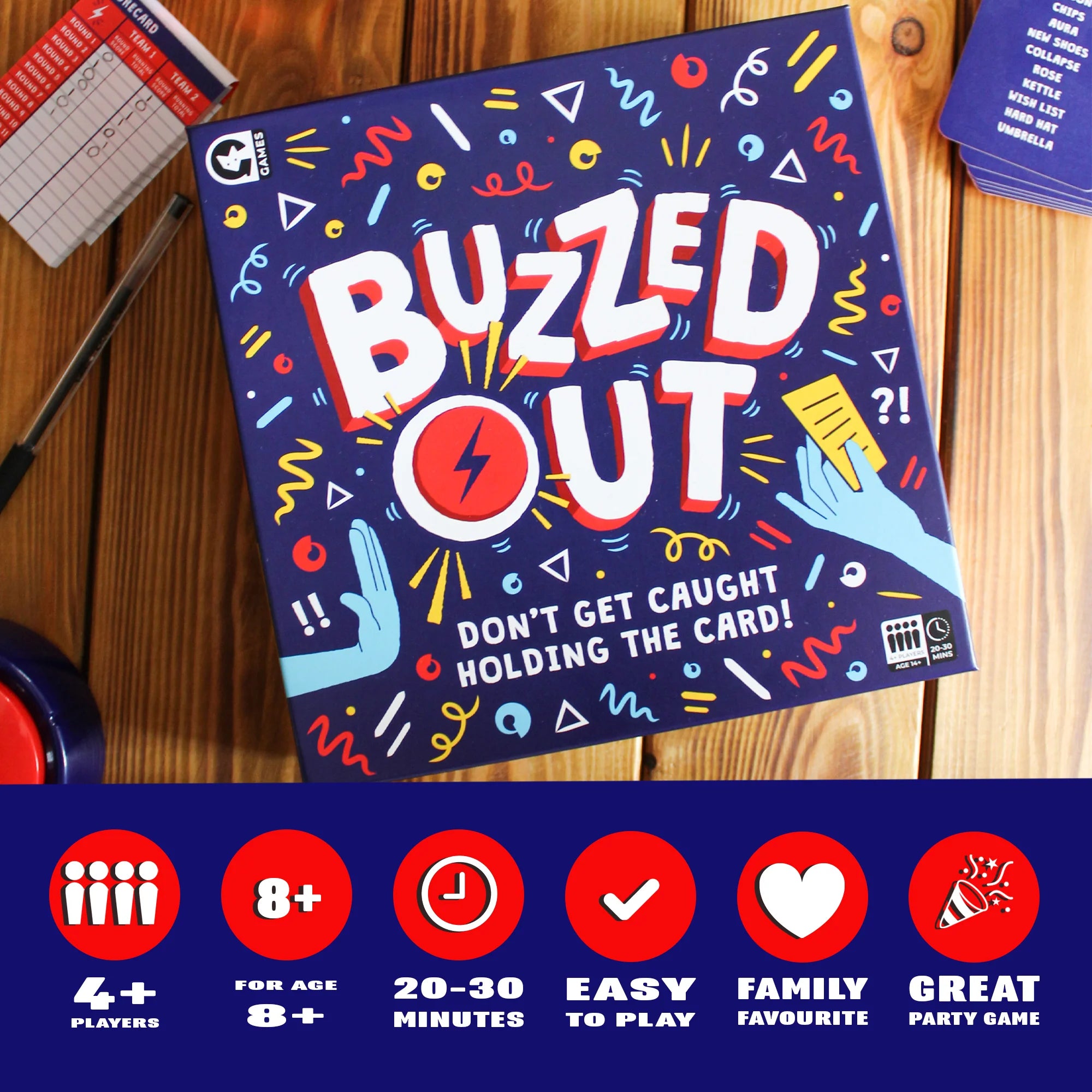 Buzzed Out Family Card Game