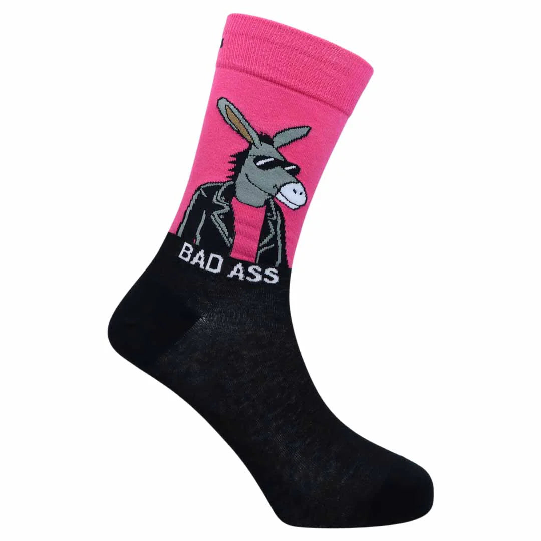 Men's "Bad Ass" Cotton Socks