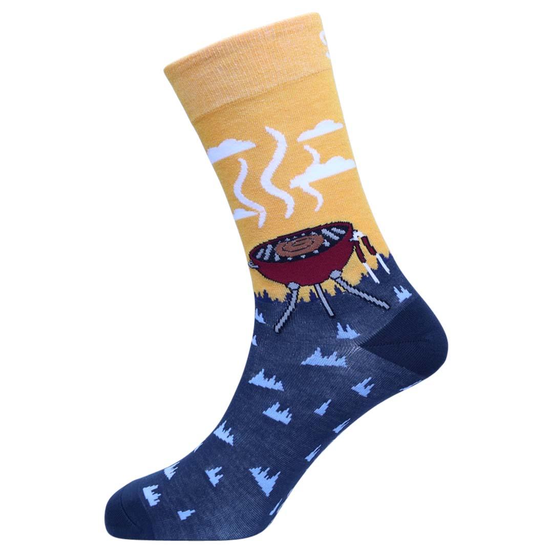 Men's "BBQ" Bamboo Socks