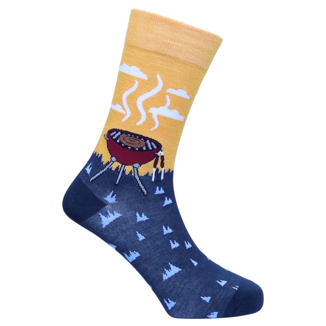 Men's "BBQ" Bamboo Socks