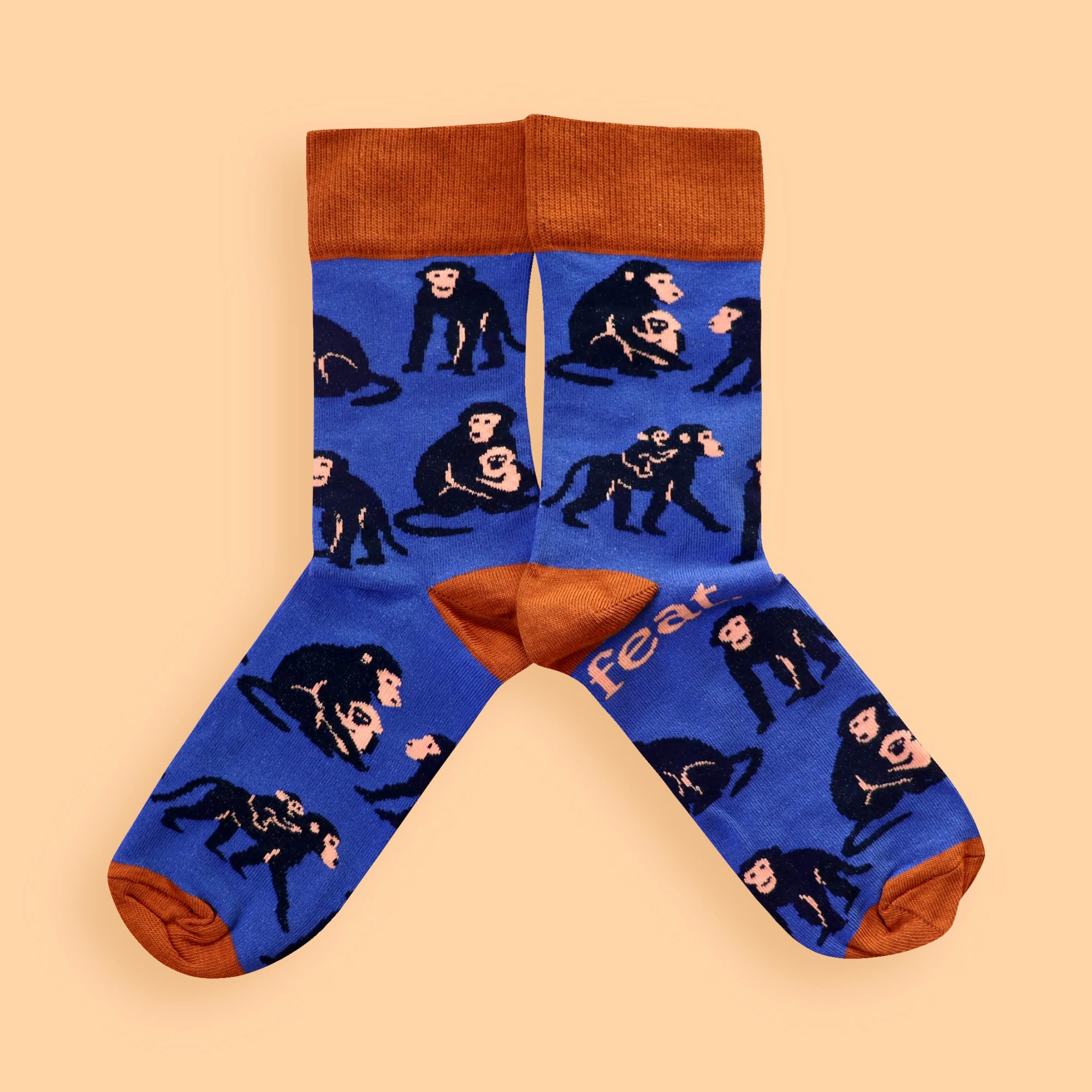 Baboon Troop Socks (His & Hers Sizes)